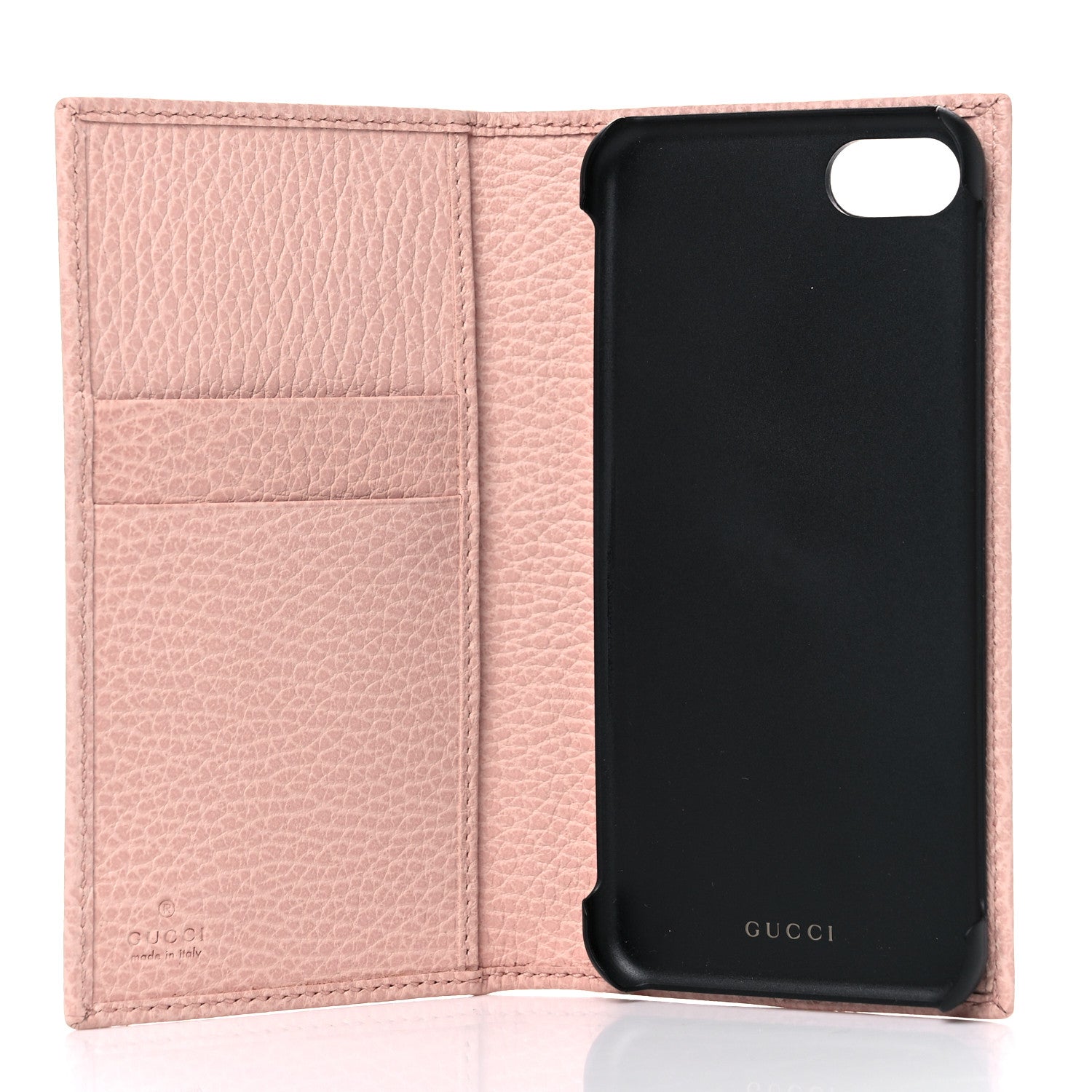 Gucci Pebbled Calfskin GG Marmont iPhone 7/8 Case Pink 5 of 6