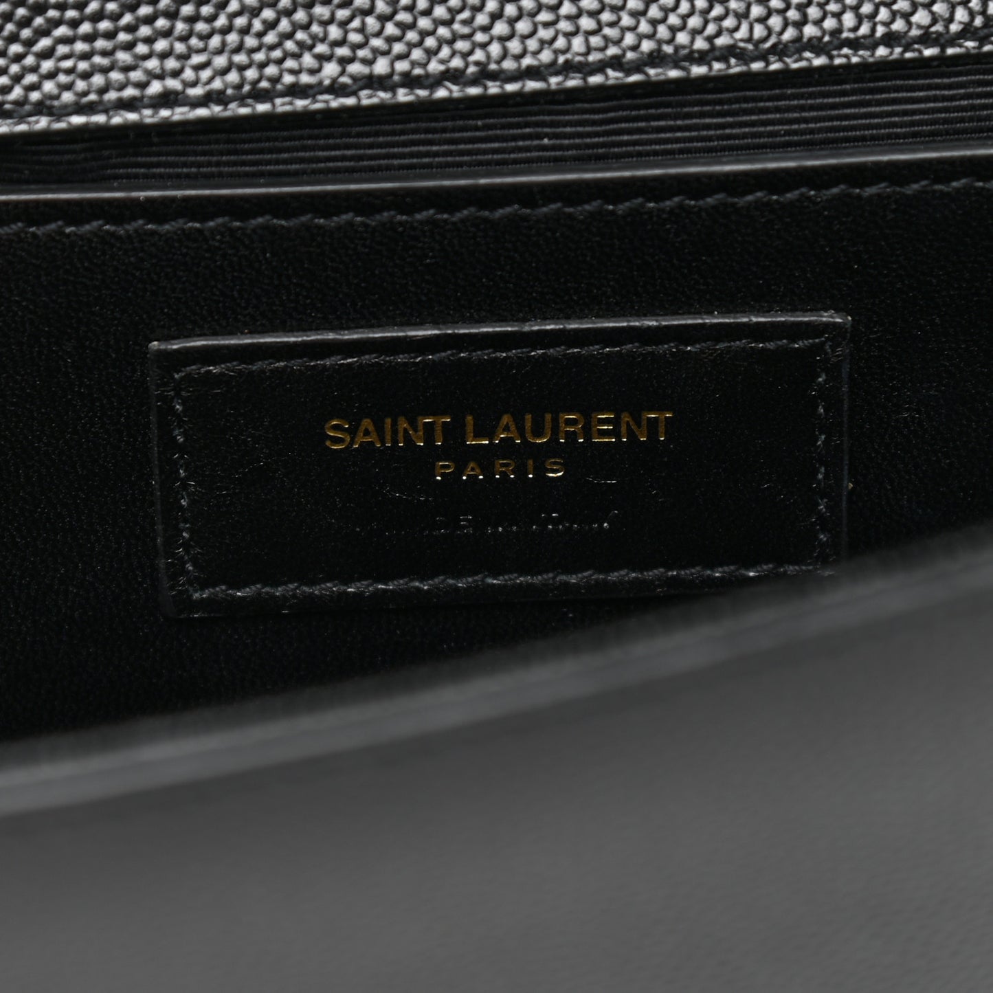 Grain De Poudre Monogram Cassandre Clutch Black