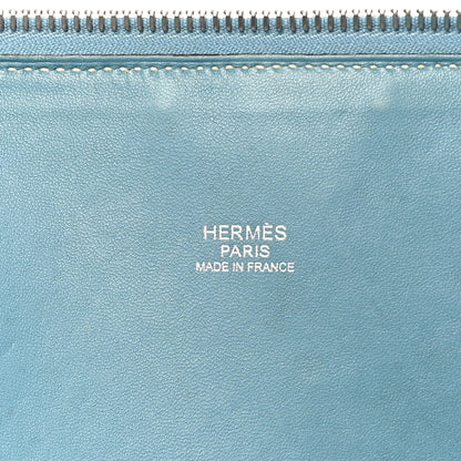 Hermes Taurillon Clemence Bolide 31 Blue Jean 7 of 10