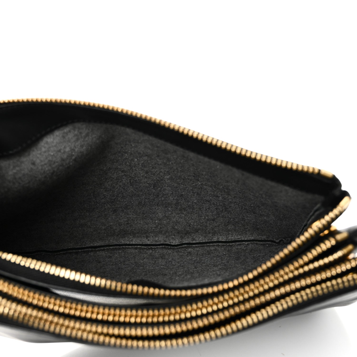 Celine Lambskin Large Trio Crossbody Bag Black 5 of 10