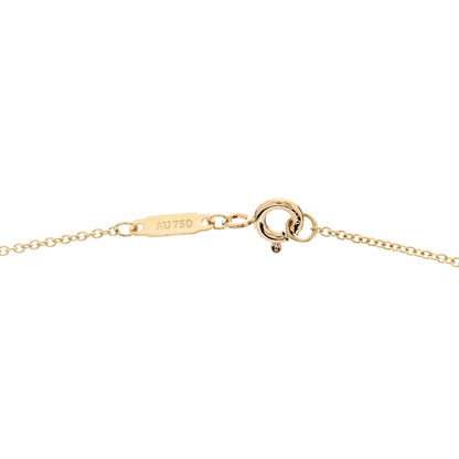 Tiffany 18K Yellow Gold Infinity Pendant Necklace 5 of 5