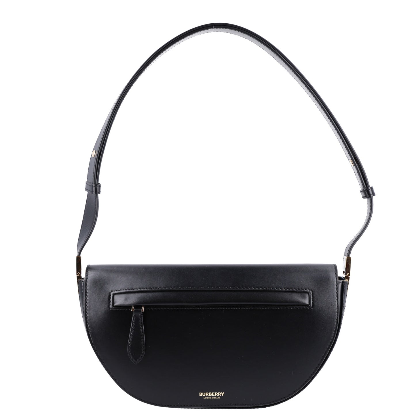Calfskin Small Olympia Shoulder Bag Black