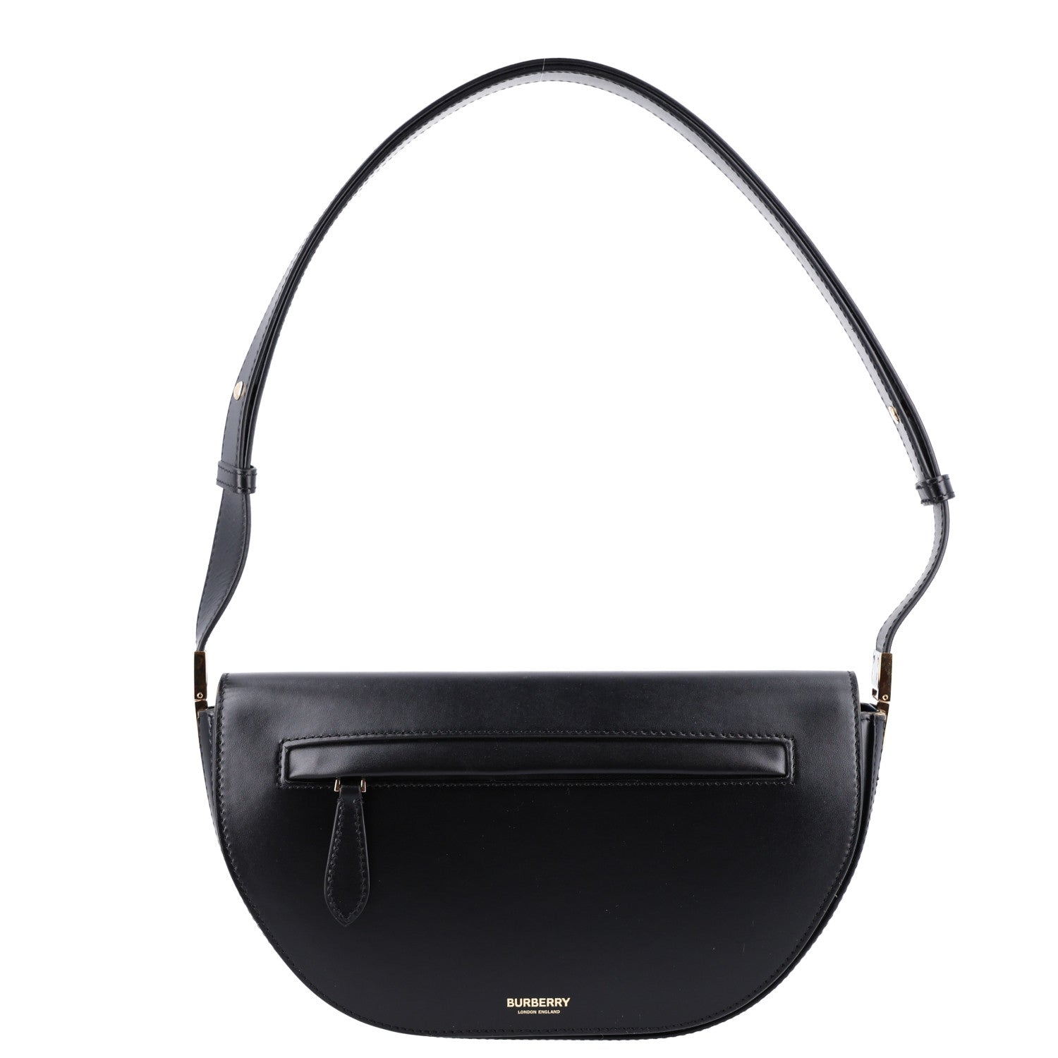 Burberry Calfskin Small Olympia Shoulder Bag Black 1 of 9