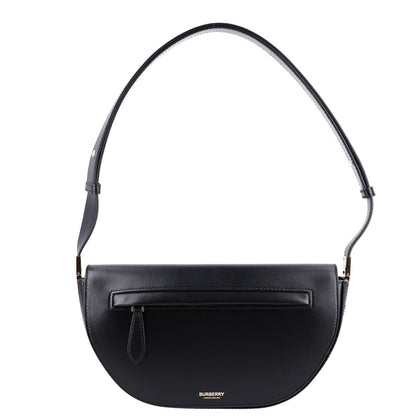 Burberry Calfskin Small Olympia Shoulder Bag Black 1 of 9