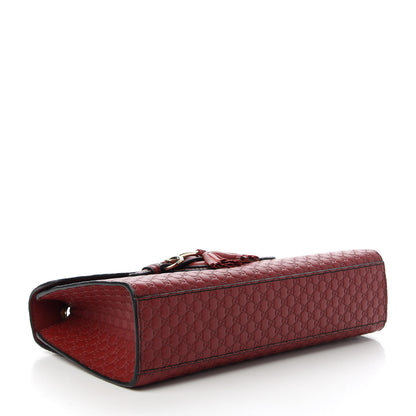 Gucci Microguccissima Medium Emily Chain Shoulder Bag Red 4 of 10