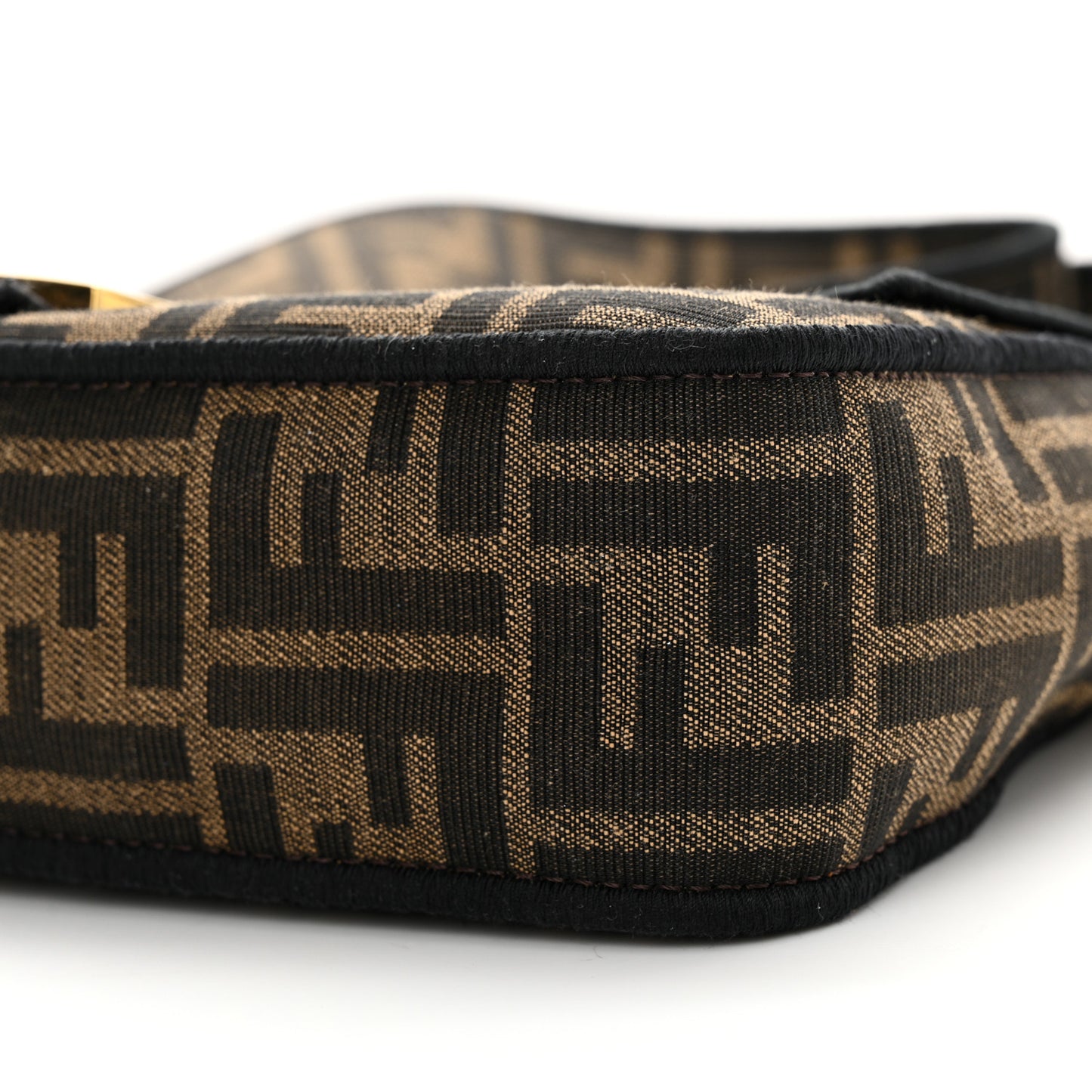 Fabric Jacquard FF 1974 Medium Baguette Tobacco Moro Black
