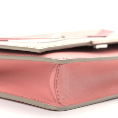 Fendi Vitello Elite Crystal Eye Monster Tube Wallet on Chain Grigio Polvere Ribes Multicolor 7 of 11