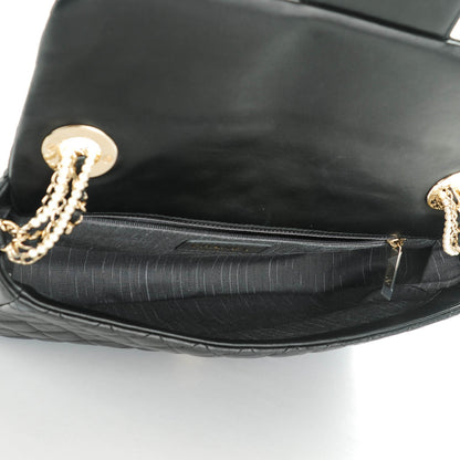 Chanel Lambskin Quilted Medium Westminster Pearl Flap Black 5 of 7