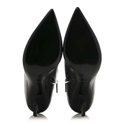 Saint Laurent Nappa Vendome Opyum 85 Ankle Boots 39 Black 6 of 10