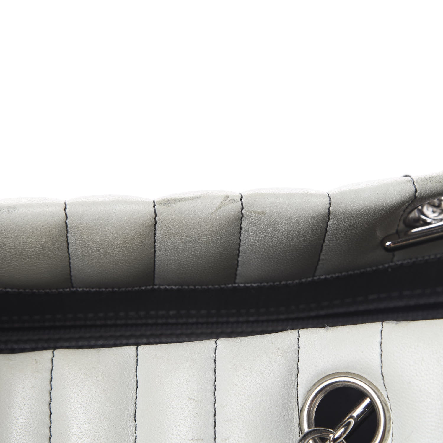 Chanel Lambskin Vertical Quilted Large Mademoiselle Tote Light Green 15 of 19