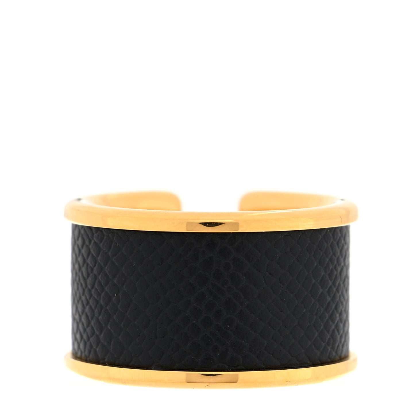 Madame Calfskin Large Olympe Ring S Black
