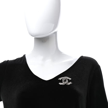 Chanel CC Chanel Brooch Silver 3 of 5