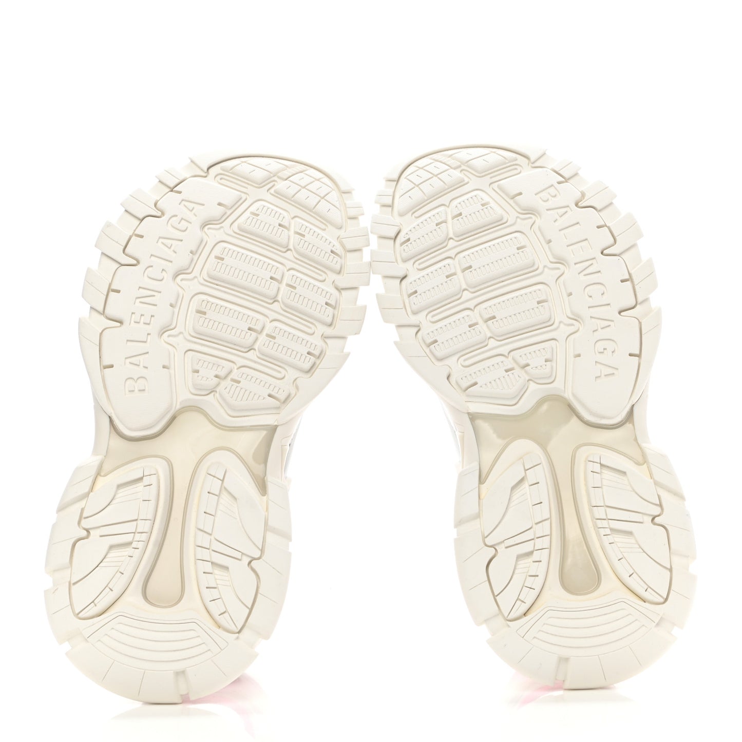 Rubber Neoprene Bi-Color Womens Track Sandals 36 White Fluo Pink