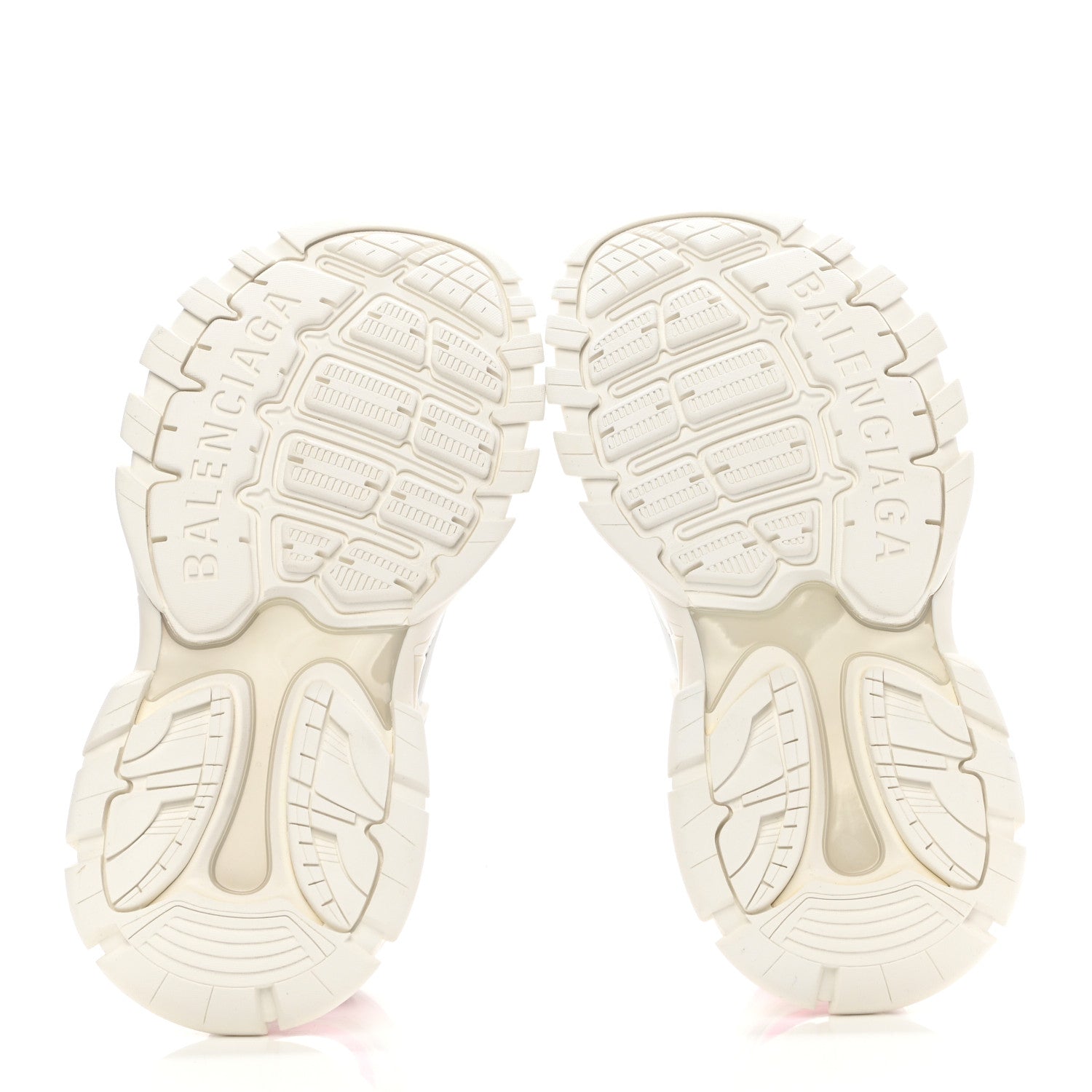 Balenciaga Rubber Neoprene Bi-Color Womens Track Sandals 36 White Fluo Pink 5 of 8