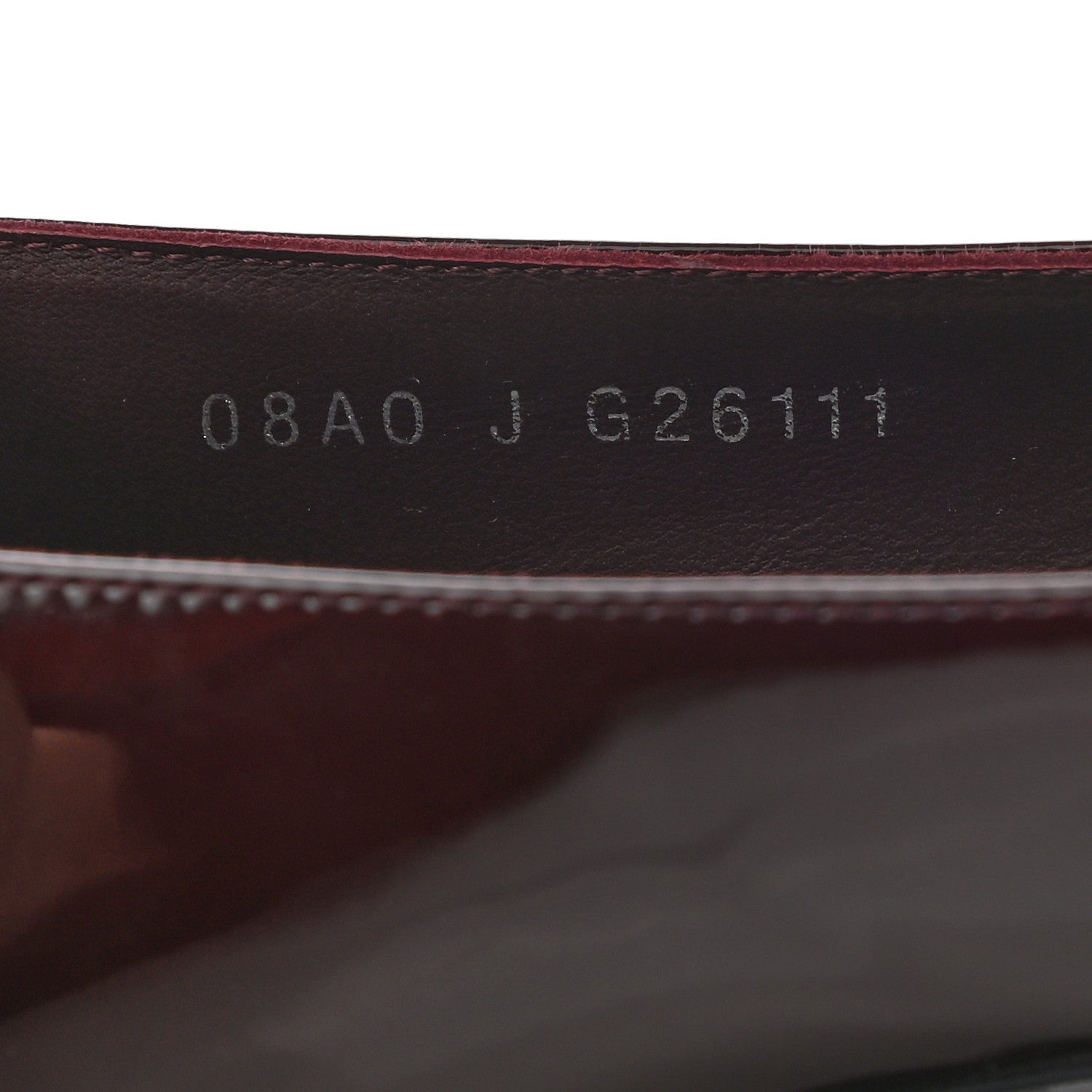 Chanel Patent CC Cap Toe Ballerina Flats 36.5 Navy Burgundy 8 of 8