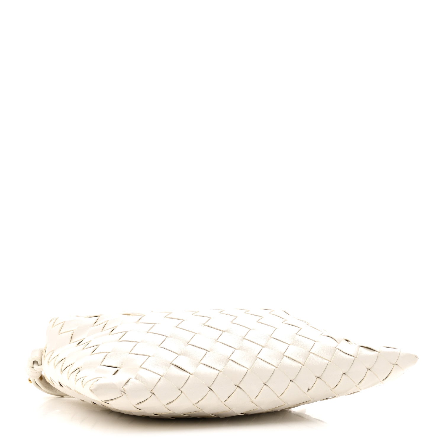 Bottega Veneta Calfskin Intrecciato Mini Hop White 4 of 9