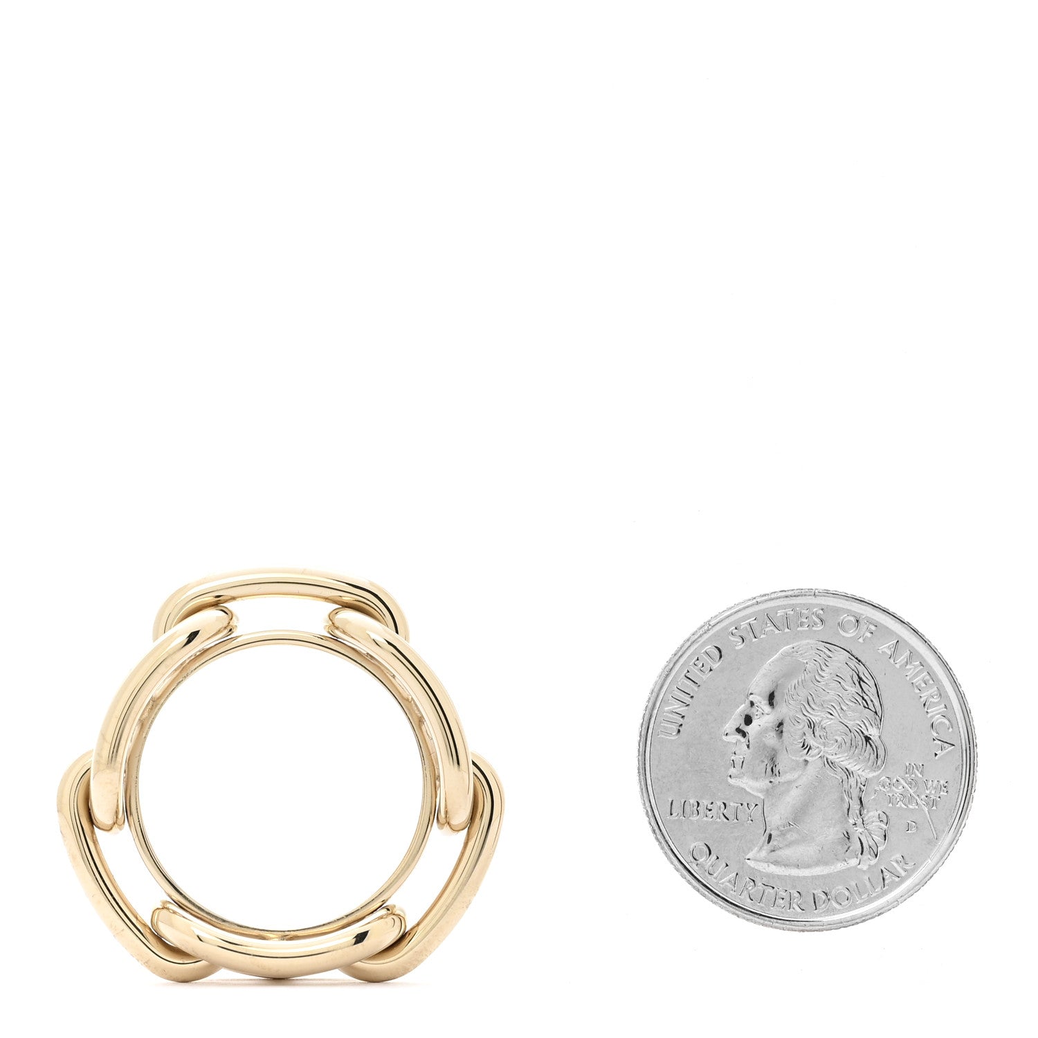 Hermes Permabrass Regate Scarf Ring 2 of 5