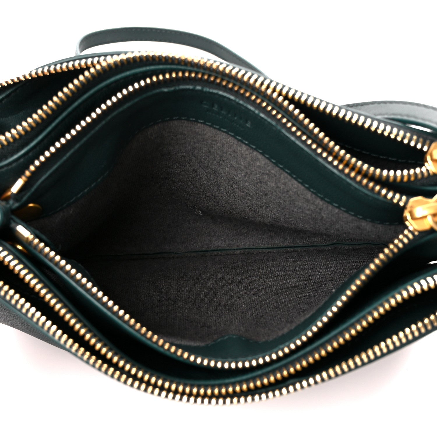 Celine Lambskin Small Trio Crossbody Bag Amazone 5 of 13