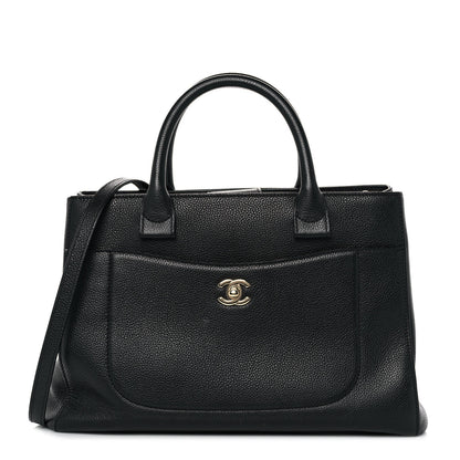 Chanel Grained Calfskin Small Neo Executive Shopper Tote Black 1 of 10