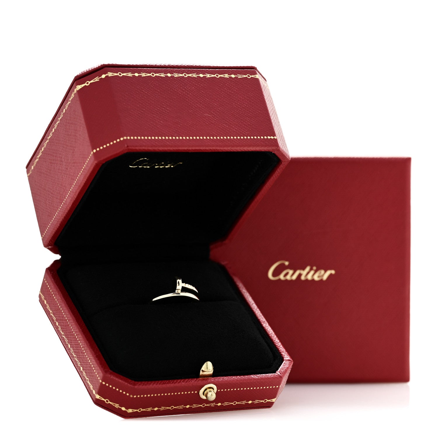 Cartier 18K Yellow Gold Small Juste Un Clou Ring 49 5 6 of 6