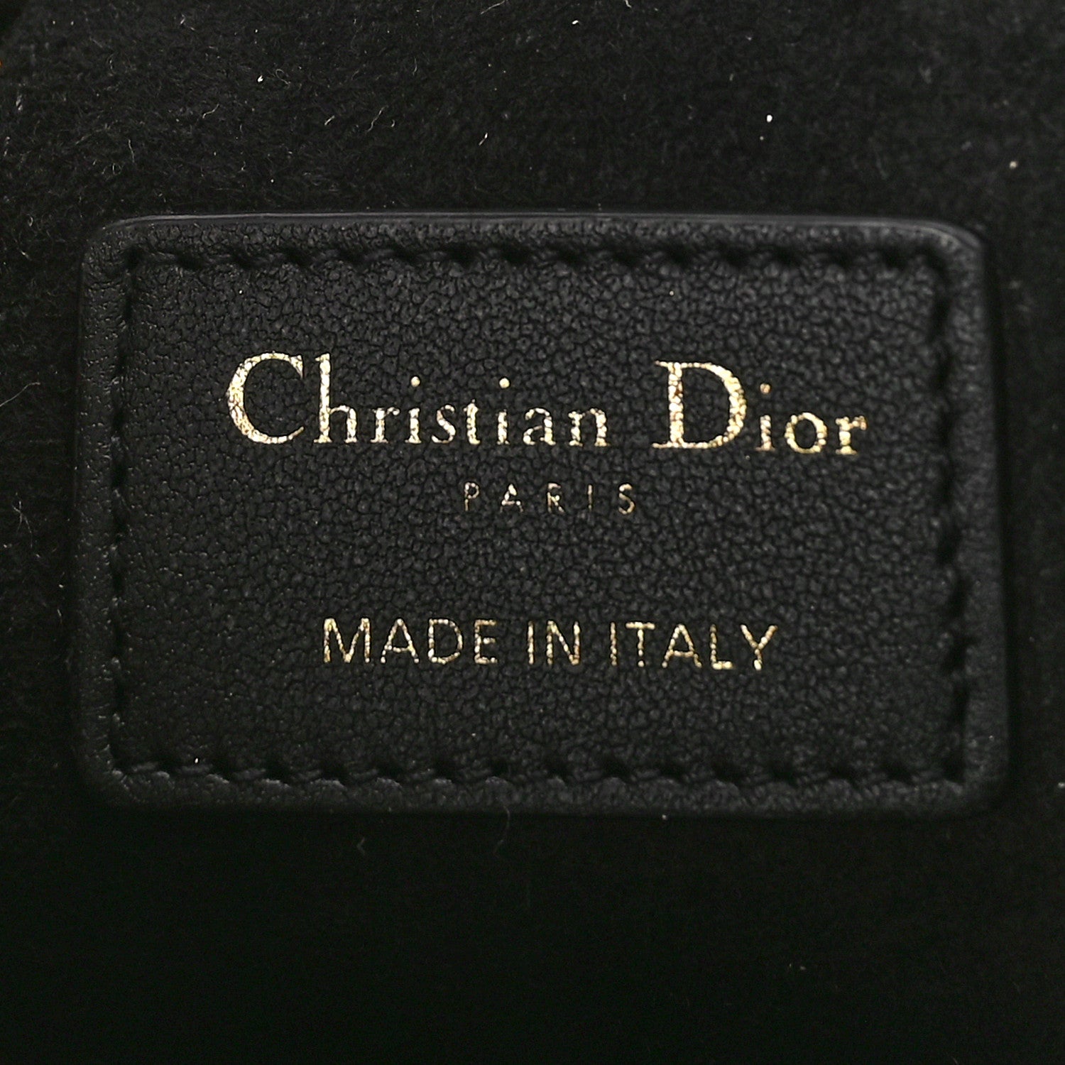 Christian Dior Lambskin Cannage Micro Lady Dior Vanity Case Black 6 of 11