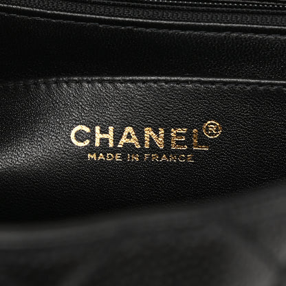 Chanel Caviar Quilted Jumbo Kelly Flap Black 9 of 10
