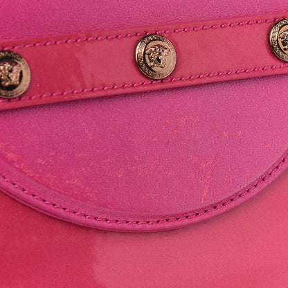 Versace Patent Calfskin Large Signature Tote Pink 15 of 16