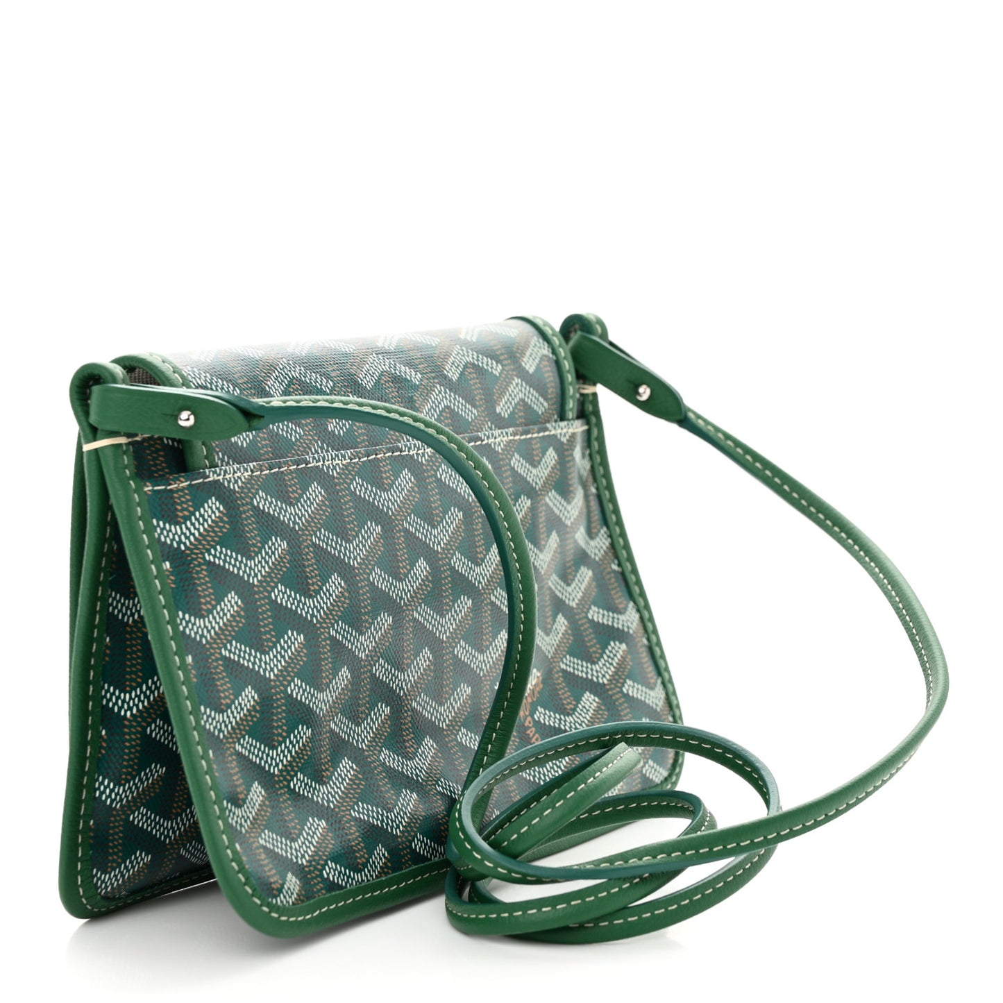 Goyardine Plumet Wallet Clutch Green