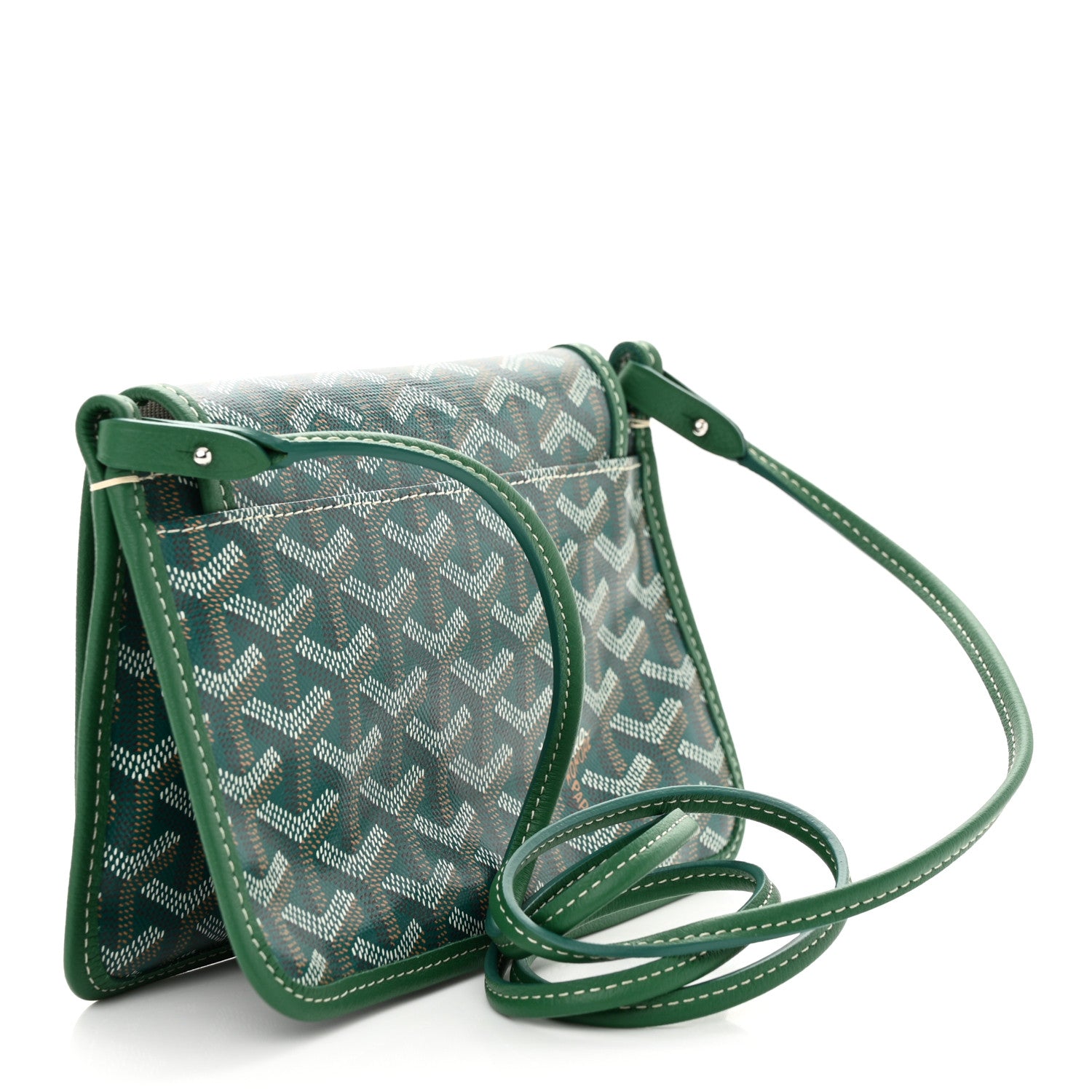 Goyard Goyardine Plumet Wallet Clutch Green 3 of 10