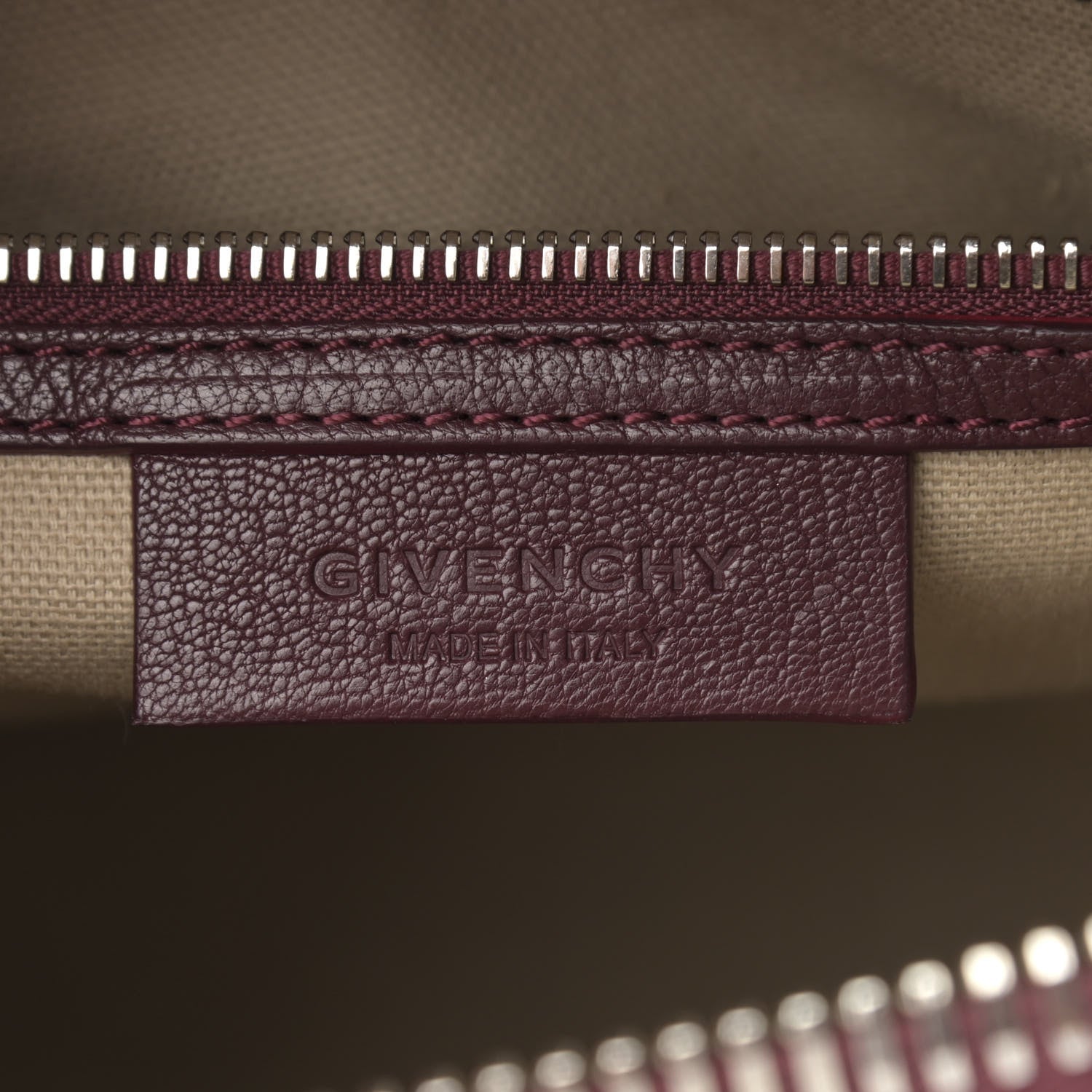 Givenchy Sugar Goatskin Small Antigona Burgundy 6 of 14