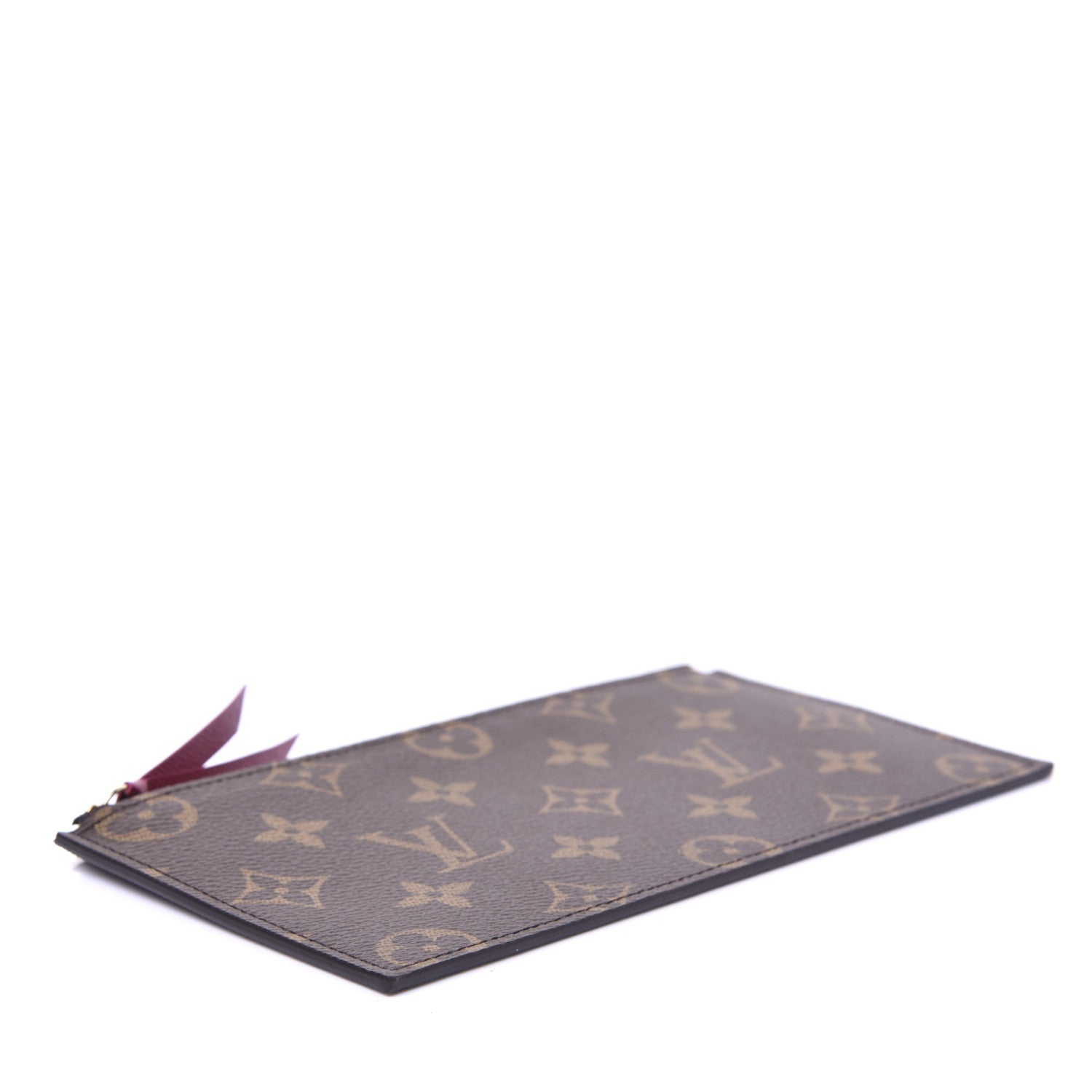 Louis Vuitton Monogram Felicie Chain Wallet Zippered Insert Fuchsia 4 of 8