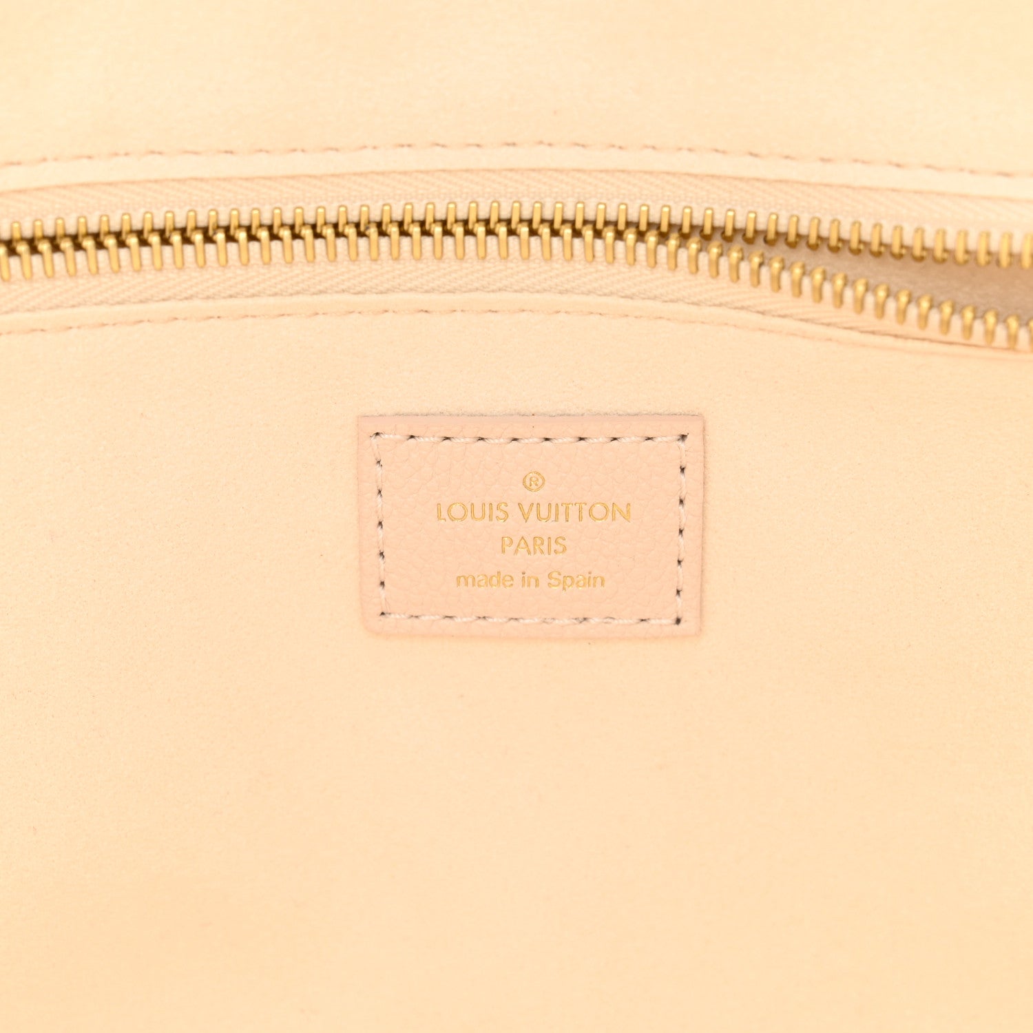 Louis Vuitton Empreinte Monogram Giant Neverfull MM Degrade Neutral 7 of 9