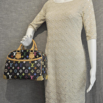 Louis Vuitton Monogram Multicolor Trouville Black 2 of 9