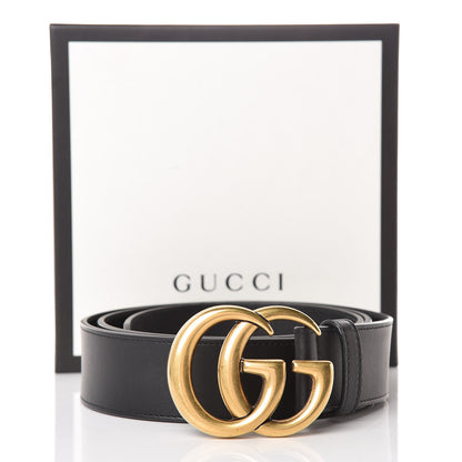 Gucci Calfskin Double G 40mm Belt 105 42 Black 9 of 9