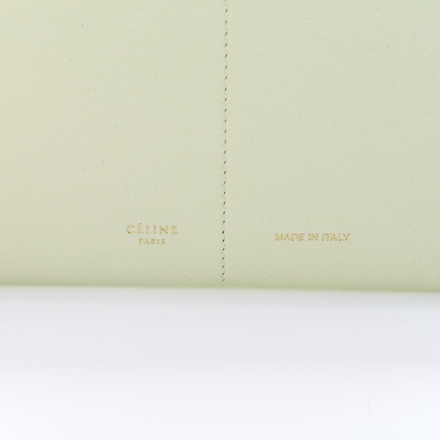 Celine Calfskin Folded Clutch With Strap Jade 6 of 12