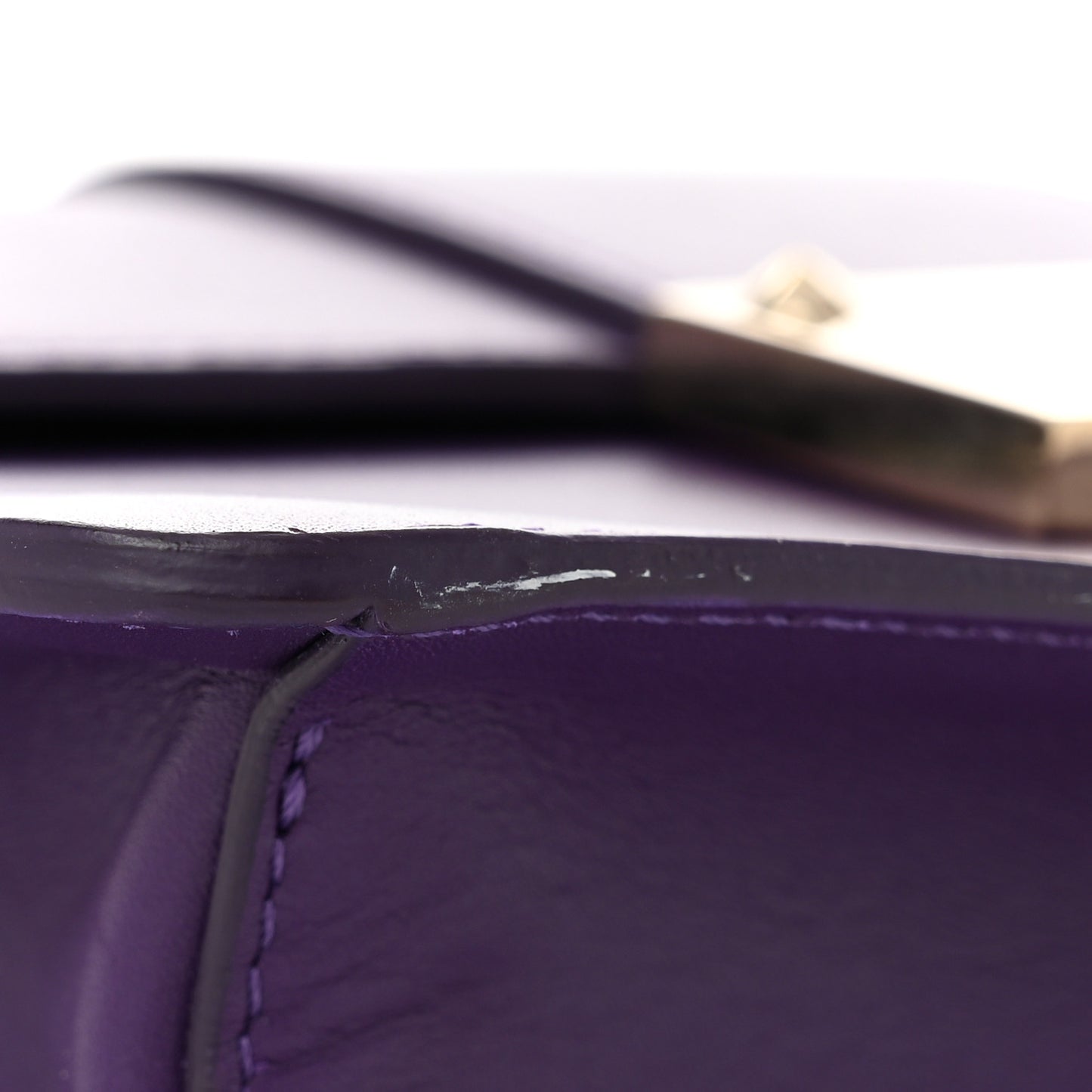 Smooth Calfskin Rebel Crossbody Bag Purple