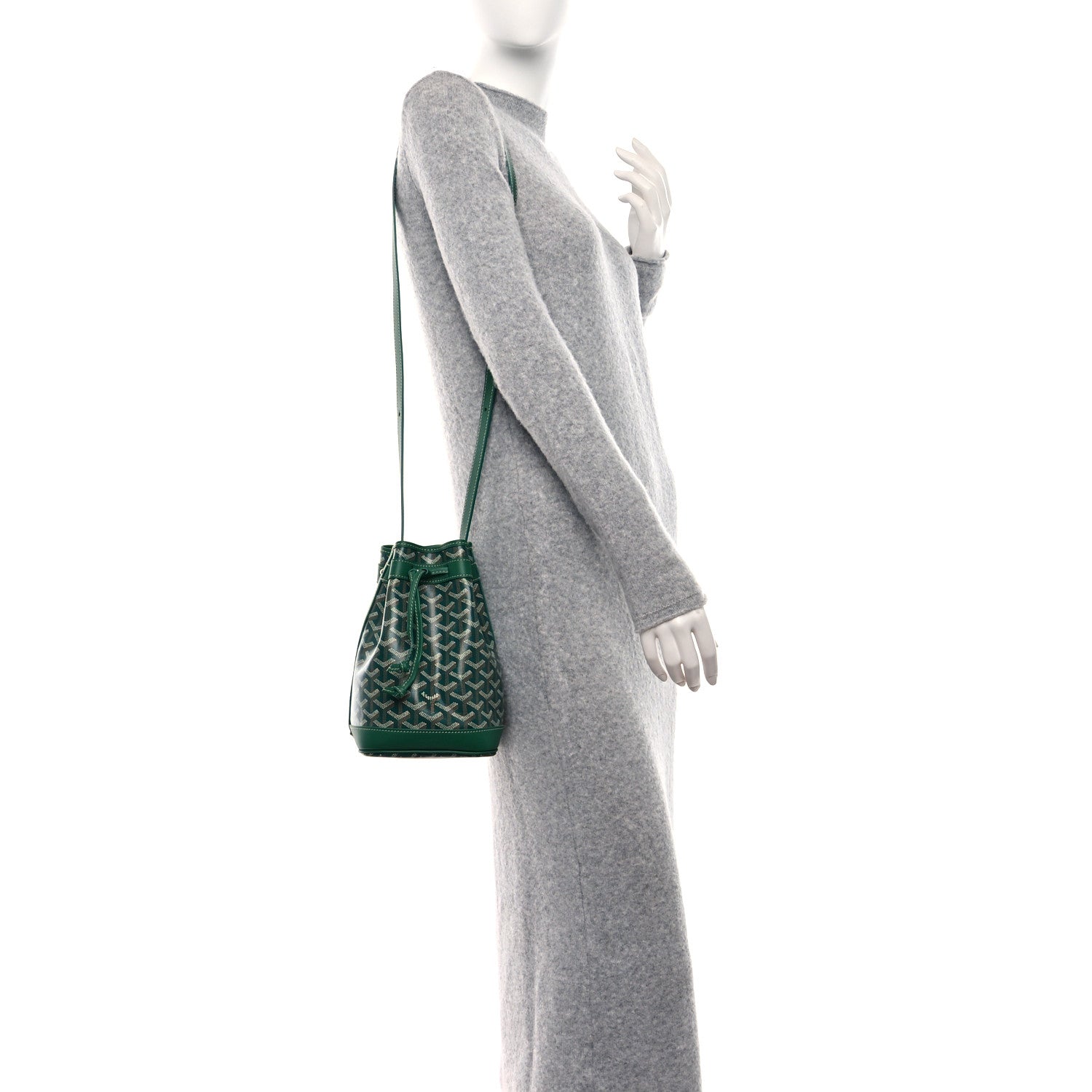 Goyard Goyardine Petit Flot Bucket Bag PM Green 2 of 10