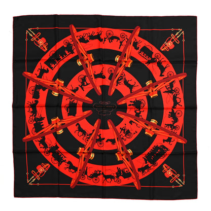 Hermes Silk Paris Qui Roule Scarf 90 1 of 4
