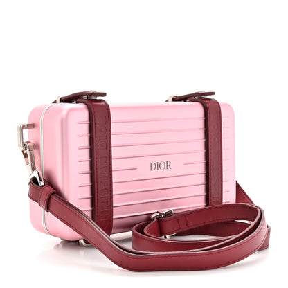 Christian Dior X RIMOWA Aluminum Personal Clutch On Strap Rose 3 of 12