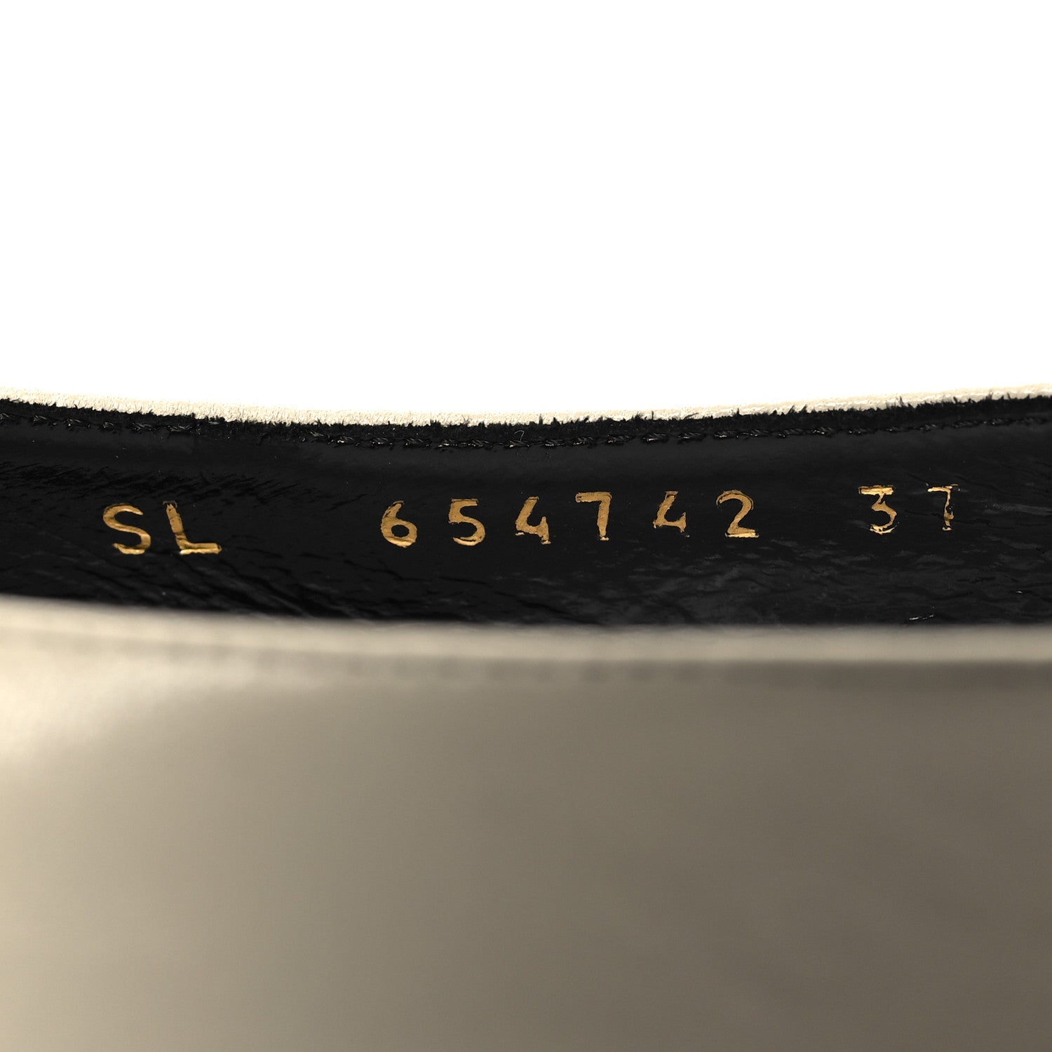 Saint Laurent Belfagor Anais Slingback Flats 37 Navy Pearl 6 of 8