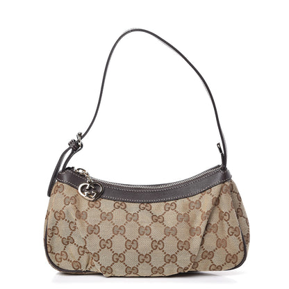 Gucci Monogram Lovely Heart Cosmetic Case Dark Brown 1 of 8