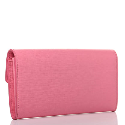 Fendi Vitello Elite Crystal Monster Eyes Simply Continental Wallet Lollypop Black 3 of 7