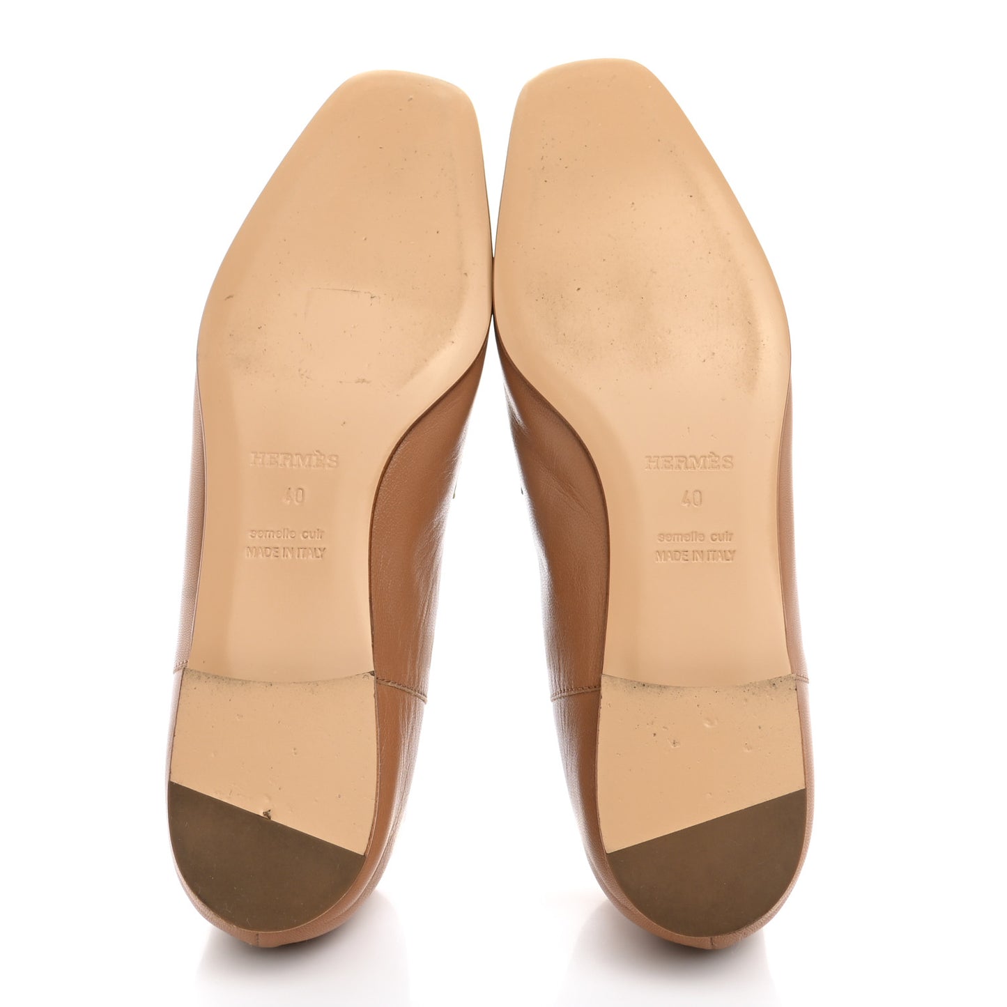 Supple Goatskin Womens Time Loafers 40 Havane