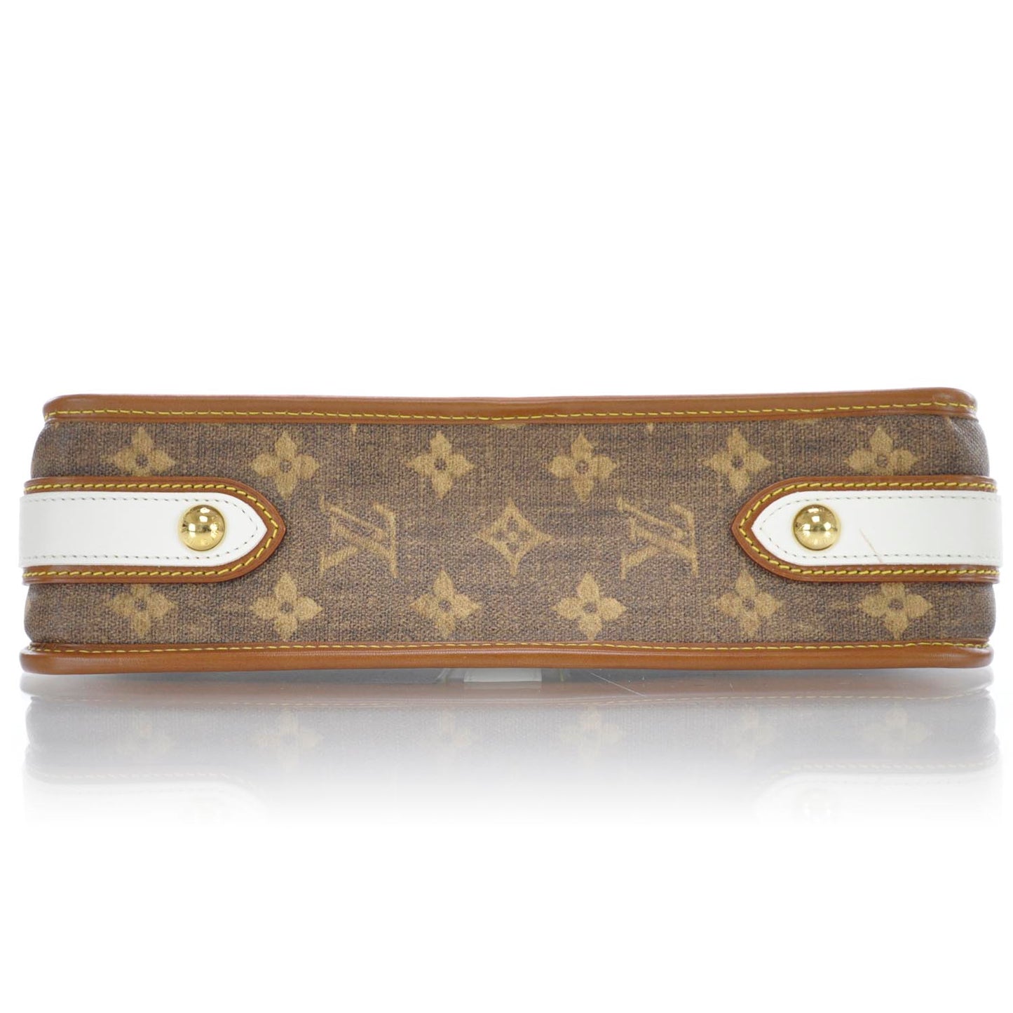 Monogram Rayures Tisse Clutch Red