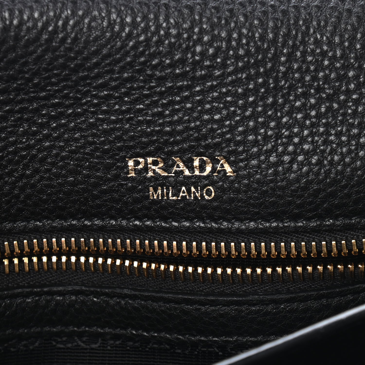 Prada Vitello Daino Crossbody Flap Black 10 of 10