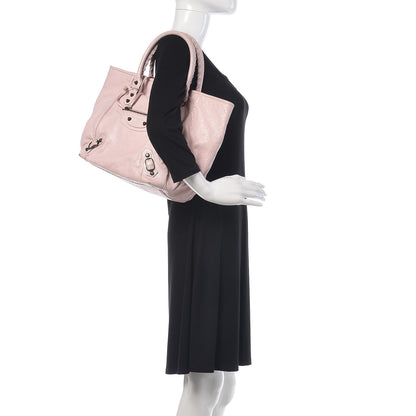 Balenciaga Agneau Classic Hardware S Sunday Tote Rose Poudre Rose Petunia 2 of 17