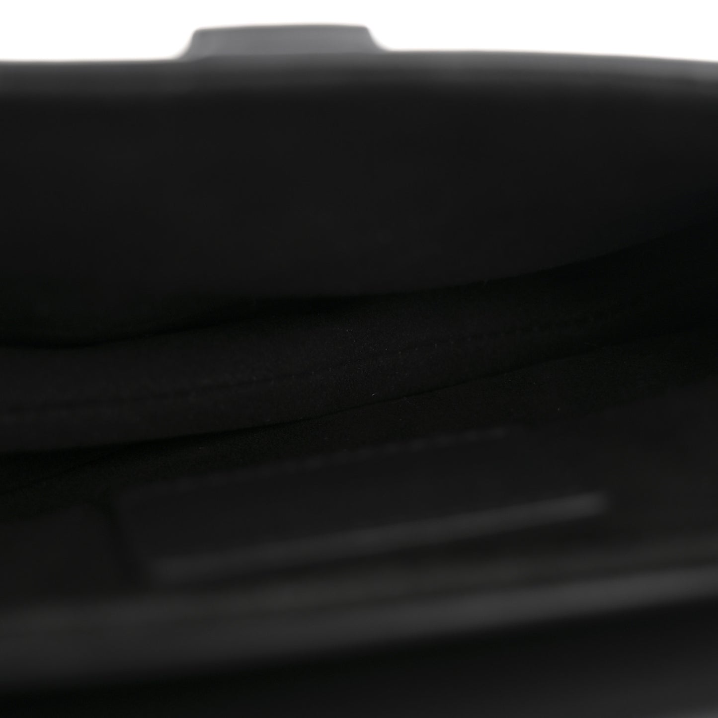 Ultra Matte Calfskin Mini Saddle Bag Black