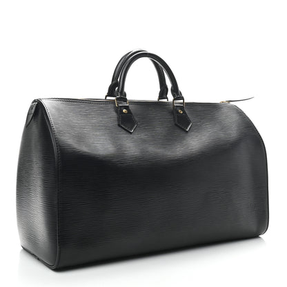 Louis Vuitton Epi Speedy 40 Black 4 of 10