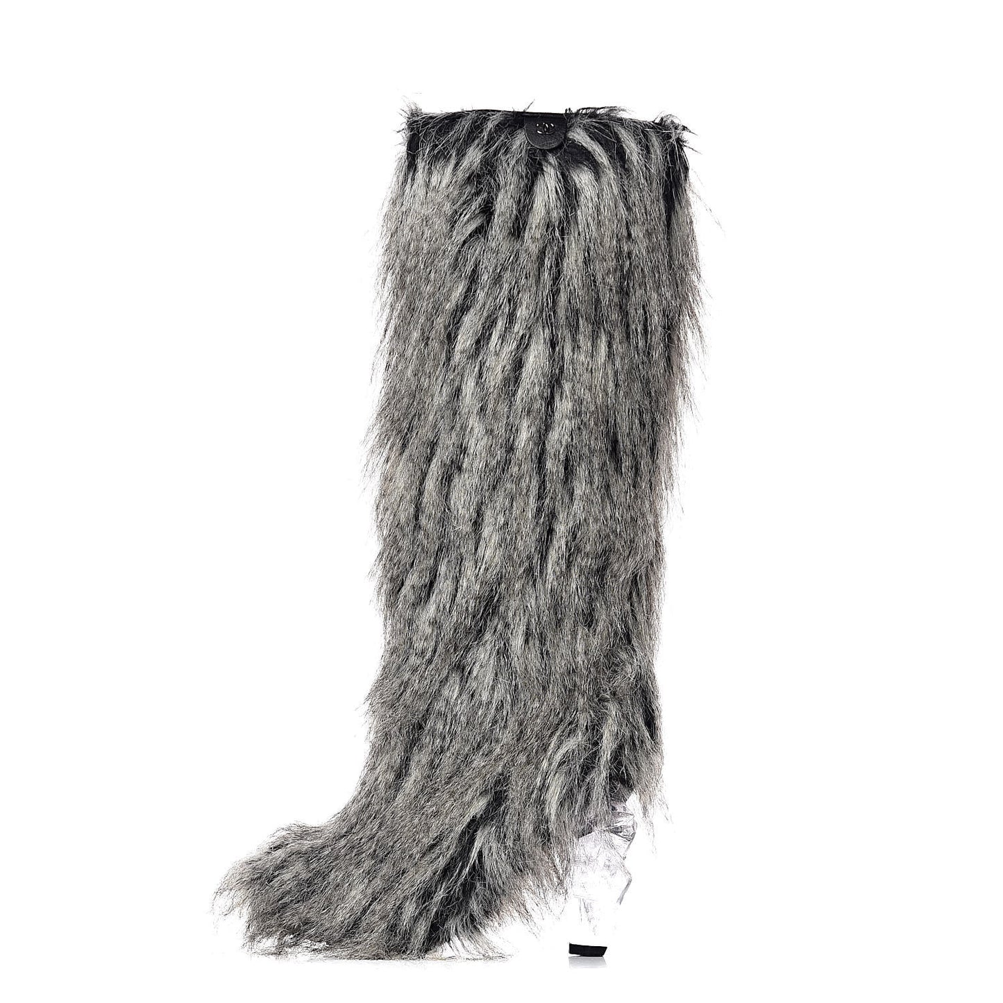 Fantasy Fur Icicle Heel Mukluks 39 Boots Gray