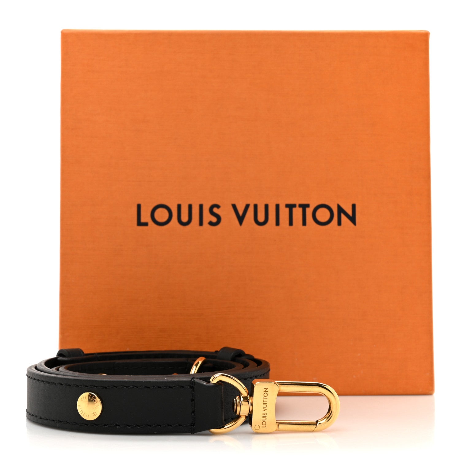 Louis Vuitton Calfskin Neonoe Shoulder Strap Black 4 of 4
